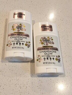 Power Stick Champagne Glow Aluminum Free Deodorant, Bundle Of 2, Limited Edition